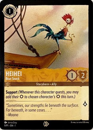 Heihei - Boat Snack (9) - Disney Lorcana Promo Cards Cold Foil [Promo]