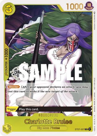 Charlotte Brulee (Store Championship Participation Pack) (ST07-007) - One Piece Promotion Cards Foil [Promo]