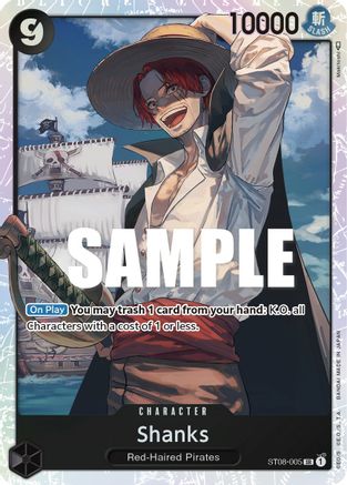 Shanks (ST08-005) - Starter Deck 8: Monkey.D.Luffy Foil [Super Rare]