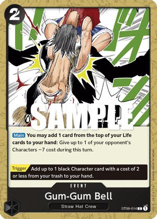 Gum-Gum Bell (ST08-014) - Starter Deck 8: Monkey.D.Luffy  [Common]
