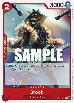 Brook (Tournament Pack Vol. 4) (ST01-011) - One Piece Promotion Cards  [Common]