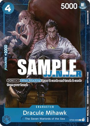 Dracule Mihawk (Winner Pack Vol. 4) (ST03-005) - One Piece Promotion Cards Foil [Common]