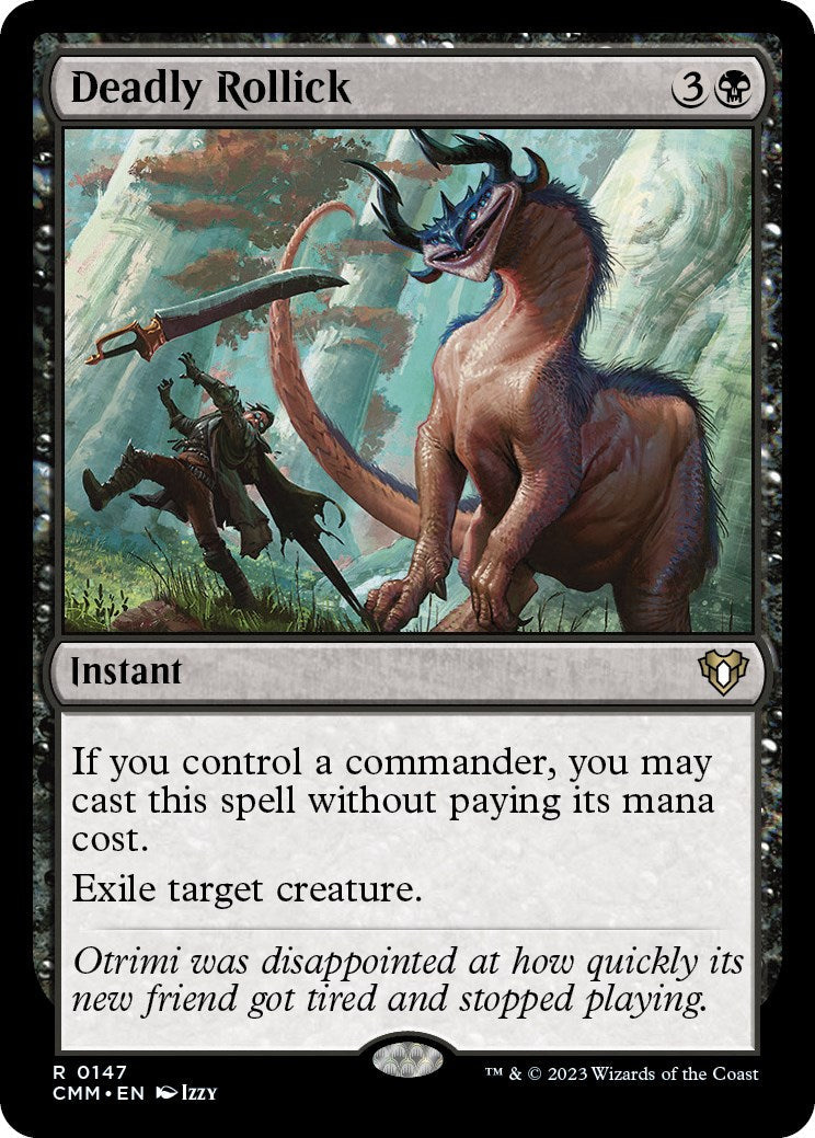 Deadly Rollick (CMM-147) - Commander Masters [Rare]