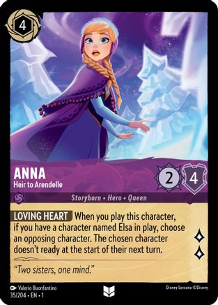 Anna - Heir to Arendelle (35/204) - The First Chapter  [Uncommon]