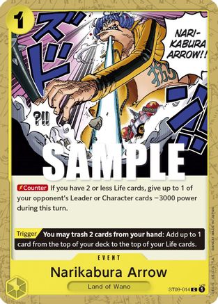 Narikabura Arrow (ST09-014) - Starter Deck 9: Yamato  [Common]