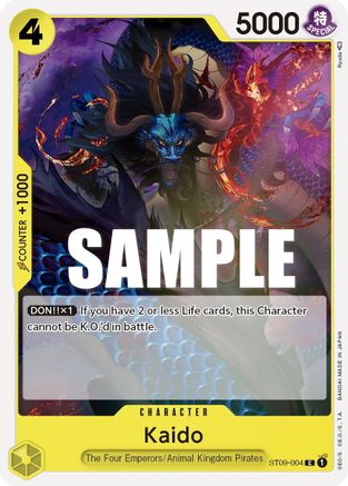 Kaido (ST09-004) - Starter Deck 9: Yamato  [Common]
