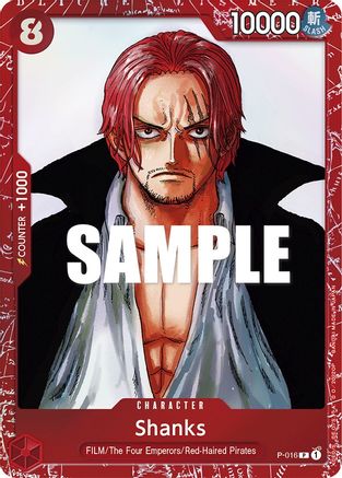Shanks (Premium Card Collection -ONE PIECE FILM RED Edition-) (P-016) - One Piece Promotion Cards Foil [Promo]