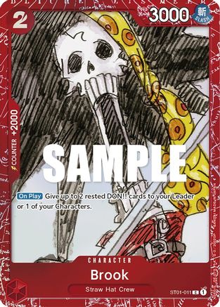 Brook (Premium Card Collection -ONE PIECE FILM RED Edition-) (ST01-011) - One Piece Promotion Cards Foil [Common]
