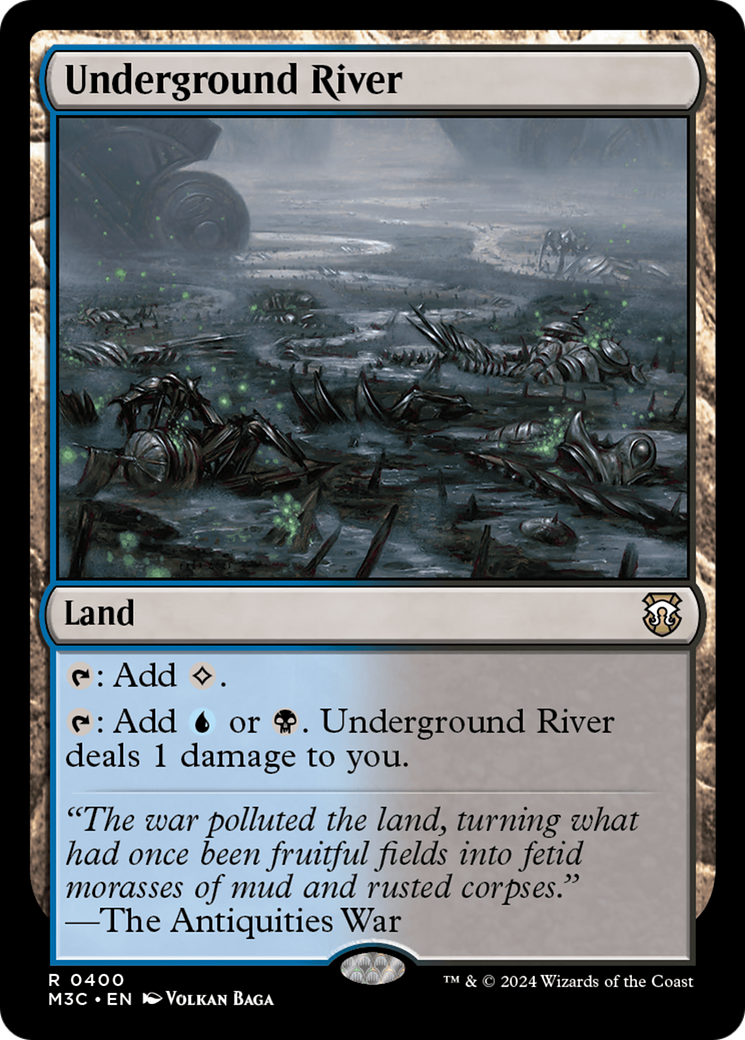 Underground River (M3C-400) - Modern Horizons 3 Commander Foil [Rare]