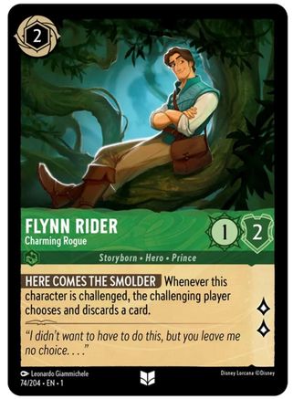 Flynn Rider - Charming Rogue (74/204) - The First Chapter Cold Foil [Uncommon]