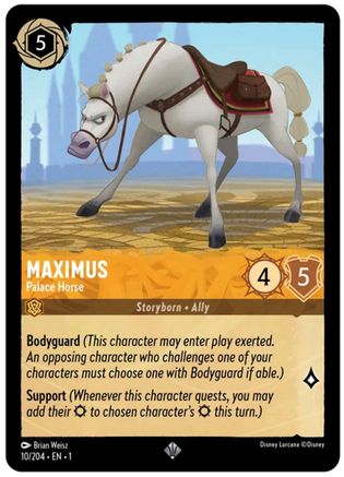 Maximus - Palace Horse (10/204) - The First Chapter Cold Foil [Super Rare]