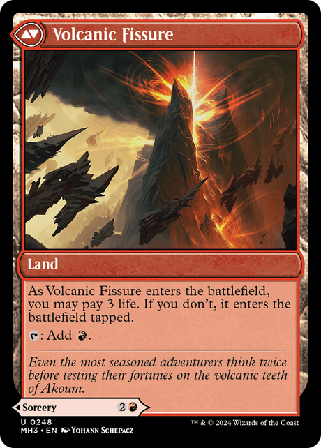 Sundering Eruption // Volcanic Fissure (MH3-248) - Modern Horizons 3 [Uncommon]