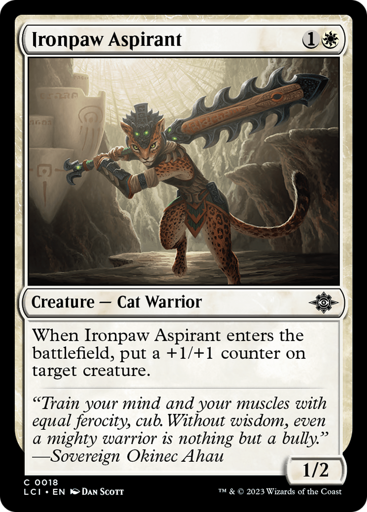 Ironpaw Aspirant (LCI-018) - The Lost Caverns of Ixalan [Common]
