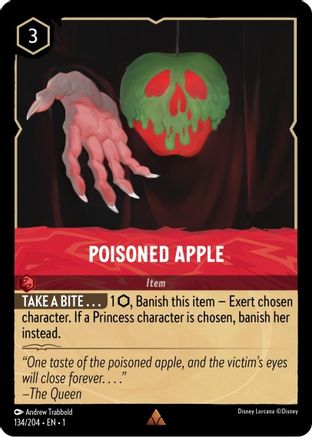 Poisoned Apple (134/204) - The First Chapter Cold Foil [Rare]