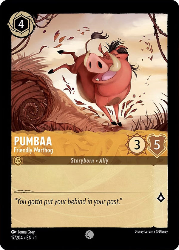 Pumbaa - Friendly Warthog (17/204) - The First Chapter  [Common]