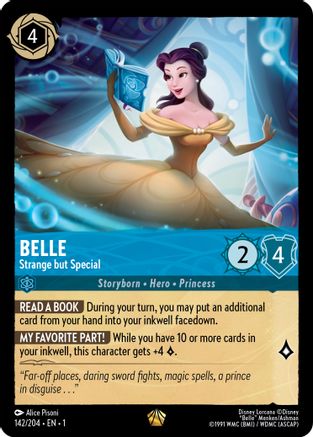 Belle - Strange but Special (142/204) - The First Chapter Cold Foil [Legendary]