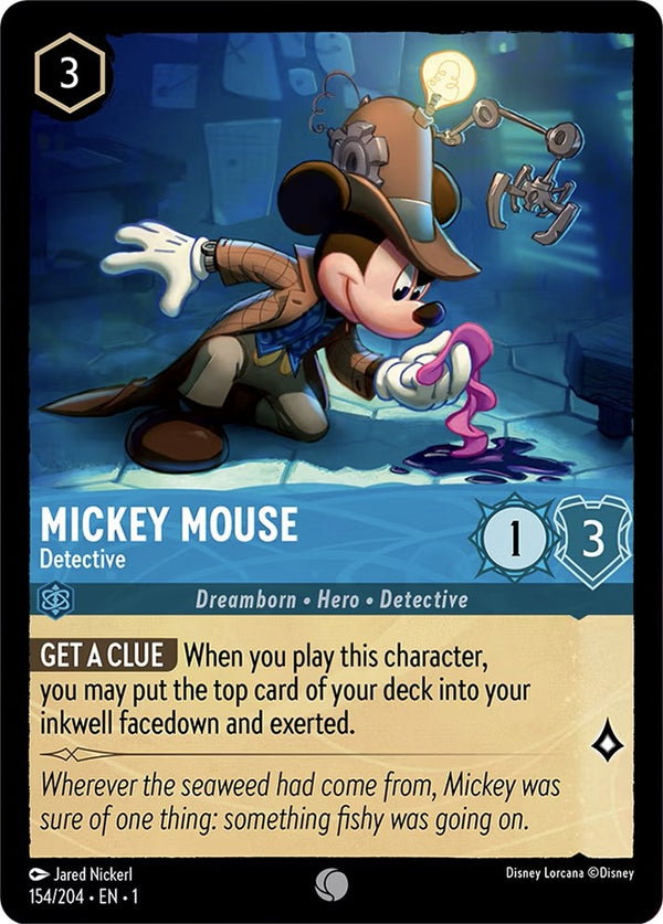 Mickey Mouse - Detective (154/204) - The First Chapter  [Common]