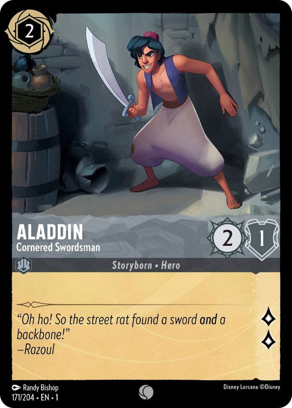 Aladdin - Cornered Swordsman (171/204) - The First Chapter  [Common]