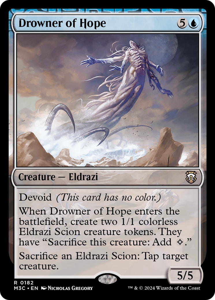 Drowner of Hope (M3C-182) - Modern Horizons 3 Commander Foil [Rare]
