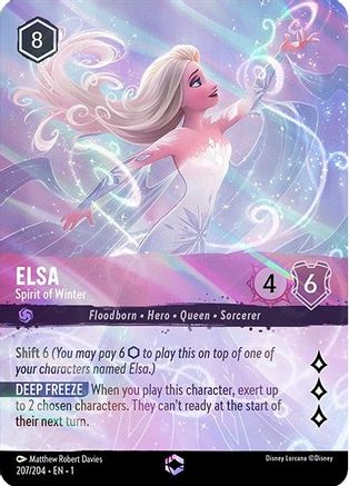 Elsa - Spirit of Winter (Enchanted) (207/204) - The First Chapter Holofoil [Enchanted]