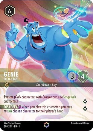 Genie - On the Job (Enchanted) (209/204) - The First Chapter Holofoil [Enchanted]