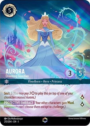 Aurora - Dreaming Guardian (Enchanted) (213/204) - The First Chapter Holofoil [Enchanted]