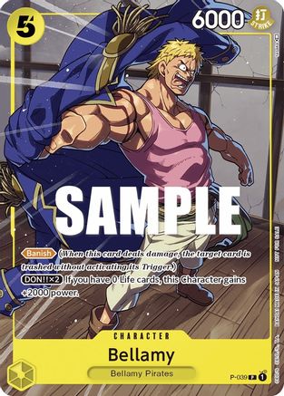 Bellamy (Pirates Party Vol. 4) (P-039) - One Piece Promotion Cards  [Promo]