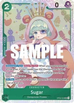 Sugar (OP04-024) - Kingdoms of Intrigue Foil [Super Rare]