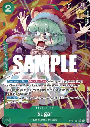 Sugar (Alternate Art) (OP04-024) - Kingdoms of Intrigue Foil [Super Rare]