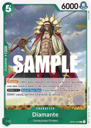 Diamante (OP04-028) - Kingdoms of Intrigue Foil [Rare]