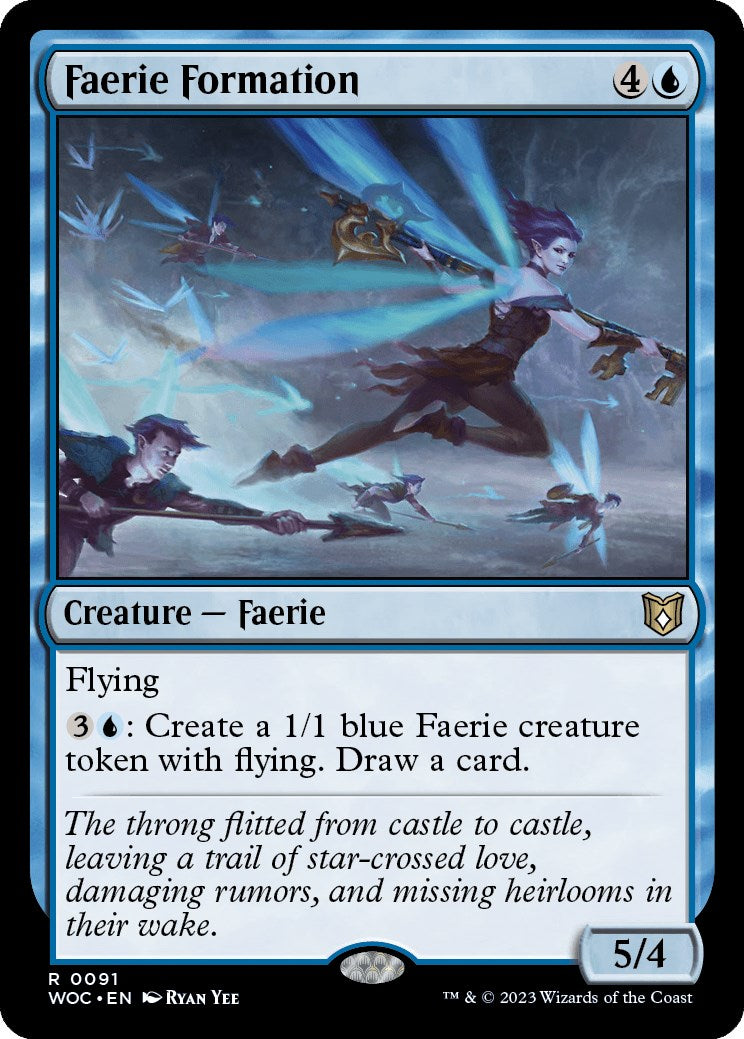 Faerie Formation (WOC-091) - Wilds of Eldraine Commander [Rare]