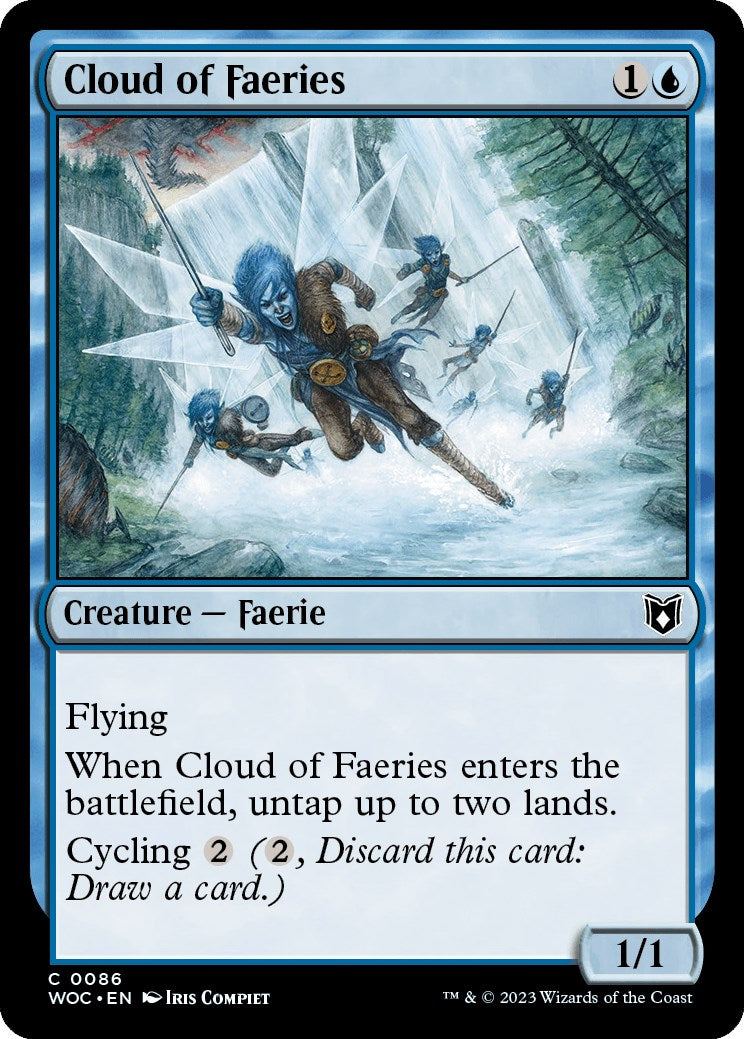 Cloud of Faeries (WOC-086) - Wilds of Eldraine Commander [Common]