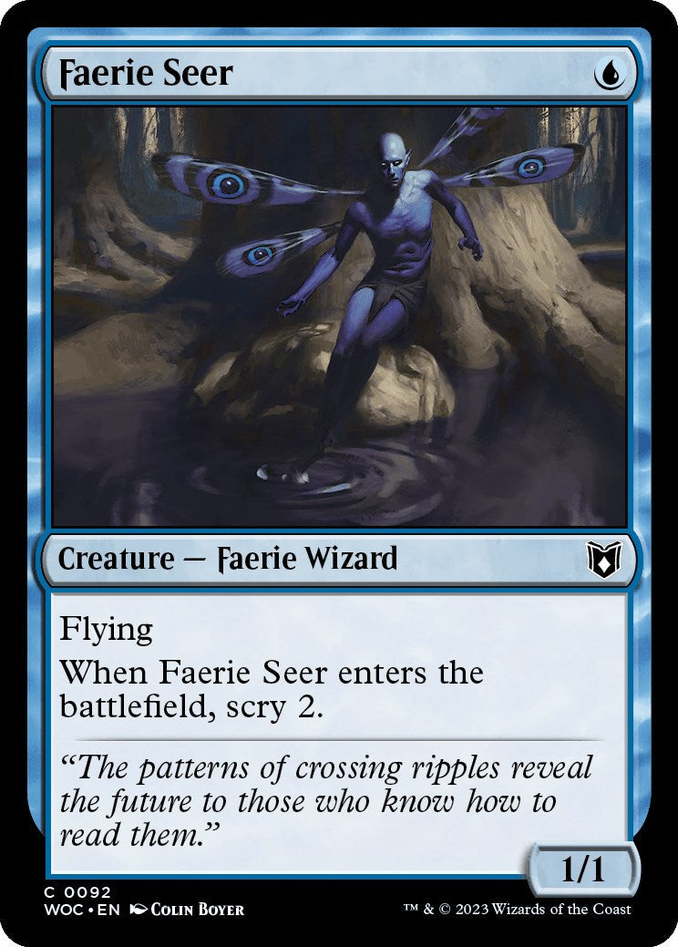 Faerie Seer (WOC-092) - Wilds of Eldraine Commander [Common]