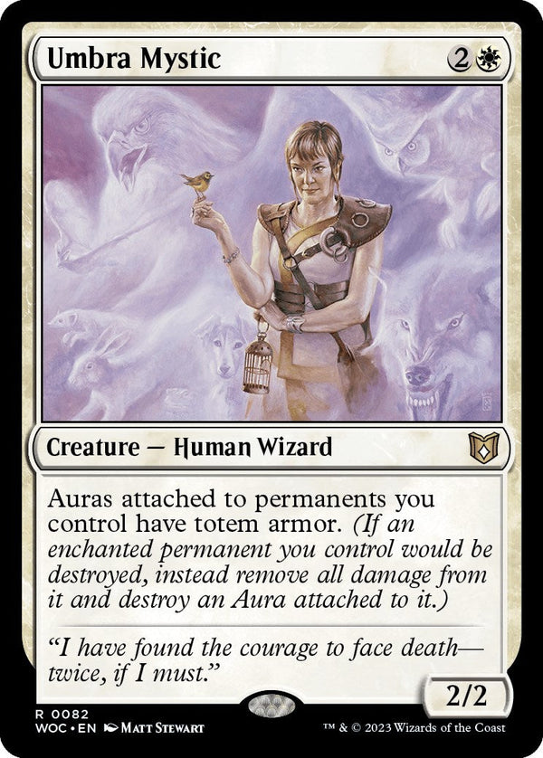 Umbra Mystic (WOC-082) - Wilds of Eldraine Commander [Rare]