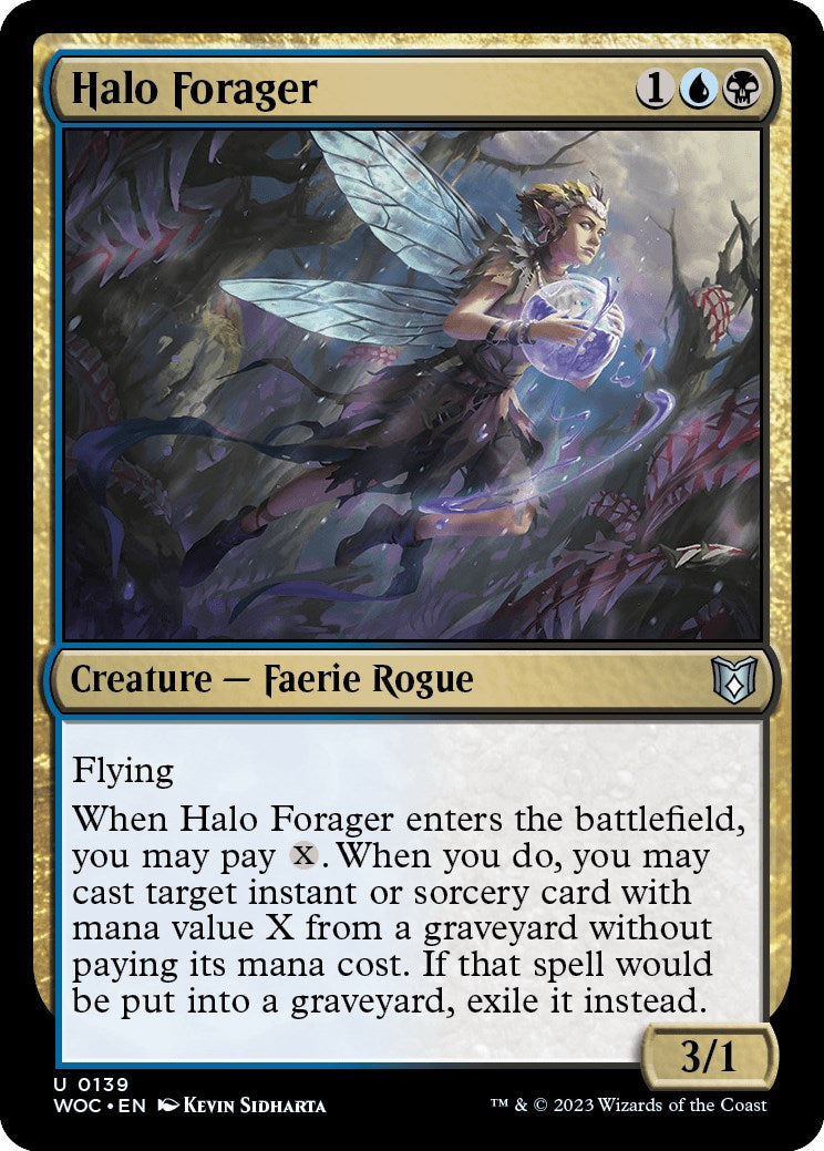 Halo Forager (WOC-139) - Wilds of Eldraine Commander [Uncommon]
