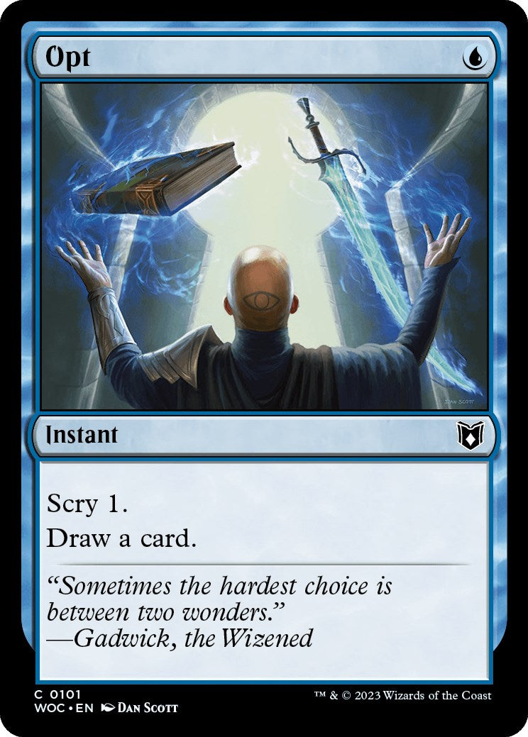 Opt (WOC-101) - Wilds of Eldraine Commander [Common]