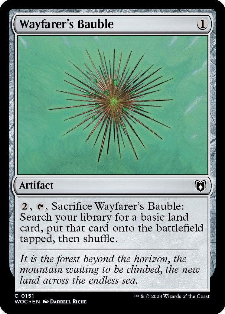 Wayfarer's Bauble (WOC-151) - Wilds of Eldraine Commander [Common]