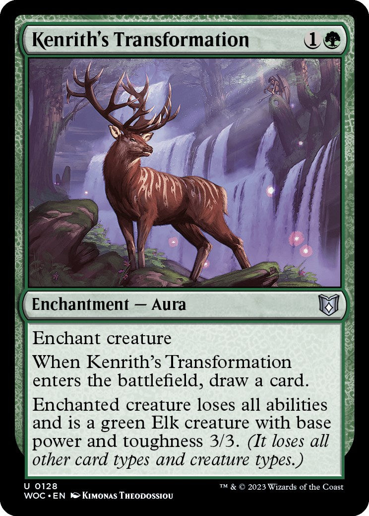 Kenrith's Transformation (WOC-128) - Wilds of Eldraine Commander [Uncommon]