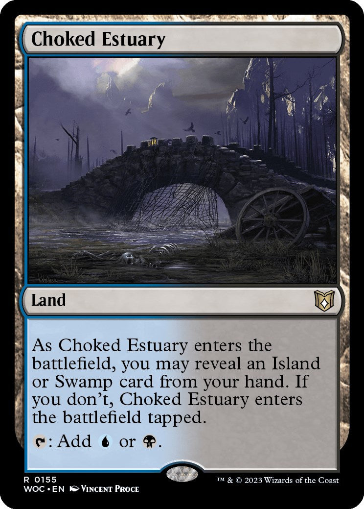 Choked Estuary (WOC-155) - Wilds of Eldraine Commander [Rare]