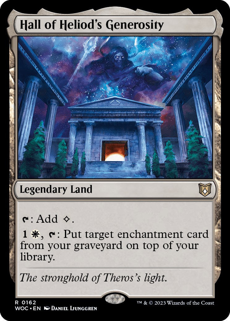 Hall of Heliod's Generosity (WOC-162) - Wilds of Eldraine Commander [Rare]