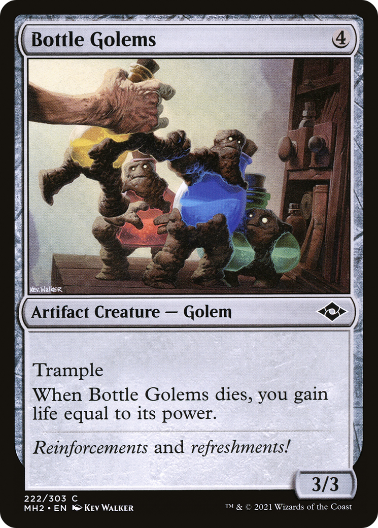 Bottle Golems (MH2-222) - Modern Horizons 2 Foil [Common]