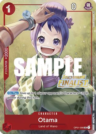 Otama (Online Regional 2023) [Finalist] (OP01-006) - One Piece Promotion Cards Foil [Promo]