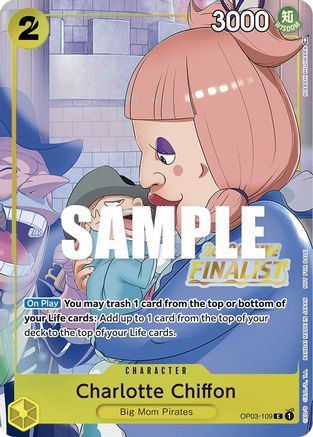 Charlotte Chiffon (Online Regional 2023) [Finalist] (OP03-109) - One Piece Promotion Cards Foil [Promo]