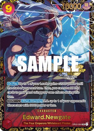 Edward.Newgate (Championship 2023) (OP02-004) - One Piece Promotion Cards Foil [Promo]