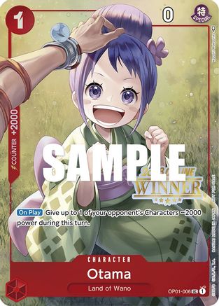 Otama (Online Regional 2023) [Winner] (OP01-006) - One Piece Promotion Cards  [Promo]