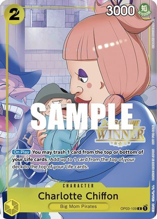 Charlotte Chiffon (Online Regional 2023) [Winner] (OP03-109) - One Piece Promotion Cards  [Promo]
