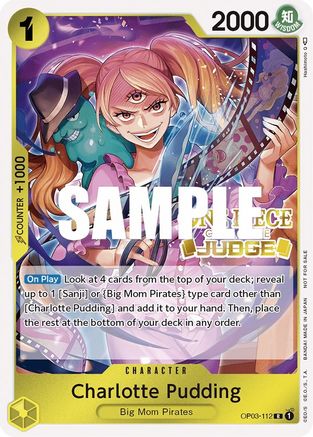 Charlotte Pudding (Judge Pack Vol. 2) (OP03-112) - One Piece Promotion Cards Foil [Promo]