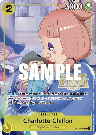 Charlotte Chiffon (Offline Regional 2023) [Winner] (OP03-109) - One Piece Promotion Cards  [Promo]