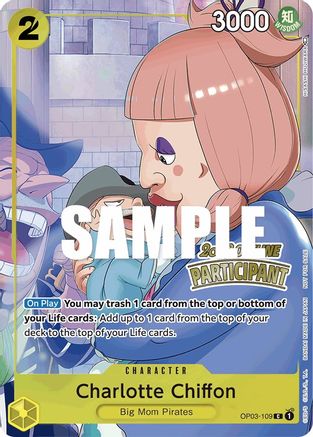 Charlotte Chiffon (Offline Regional 2023) [Participant] (OP03-109) - One Piece Promotion Cards Foil [Promo]