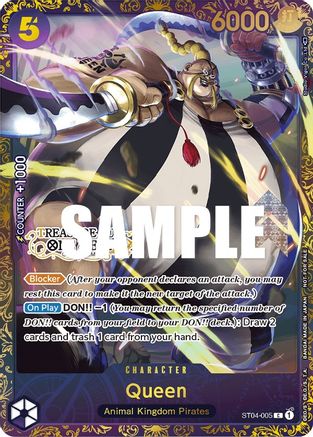 Queen (Treasure Cup) (ST04-005) - One Piece Promotion Cards Foil [Common]